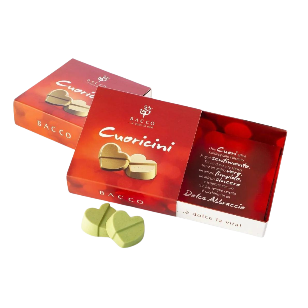 Cuoricini Cioccolatini al Pistacchio