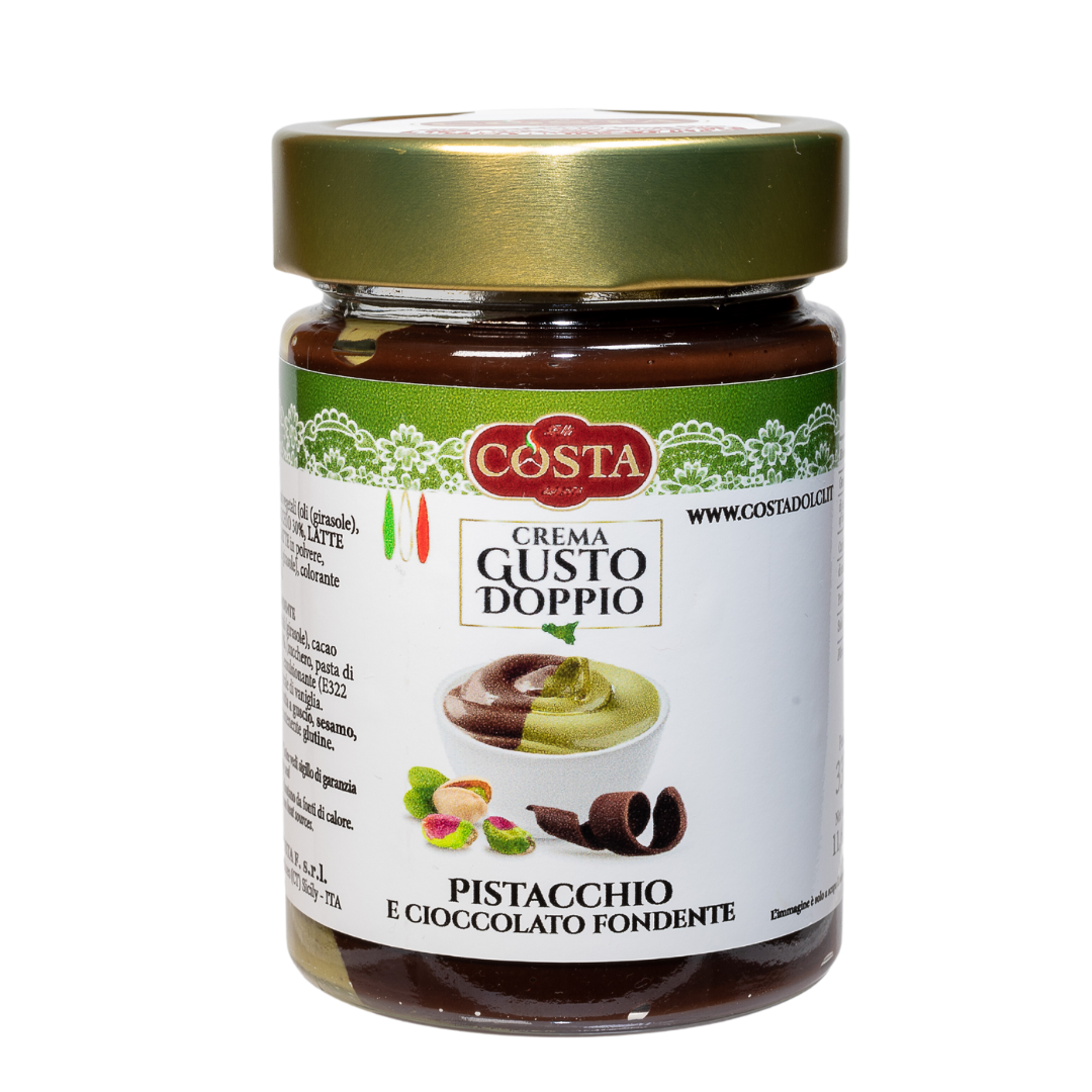 Crema Gusto Doppio Pistacchio/Fondente 330 gr