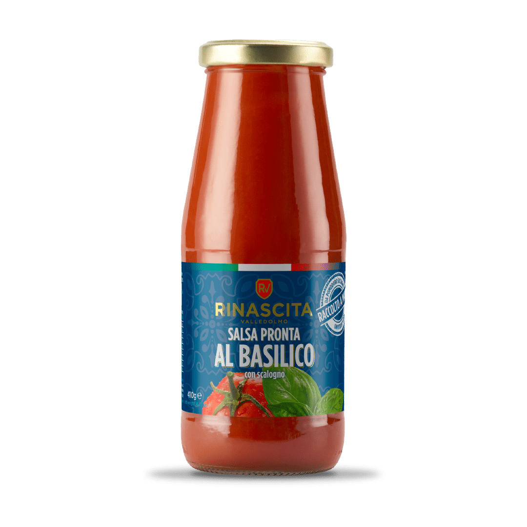 Salsa pronta al basilico