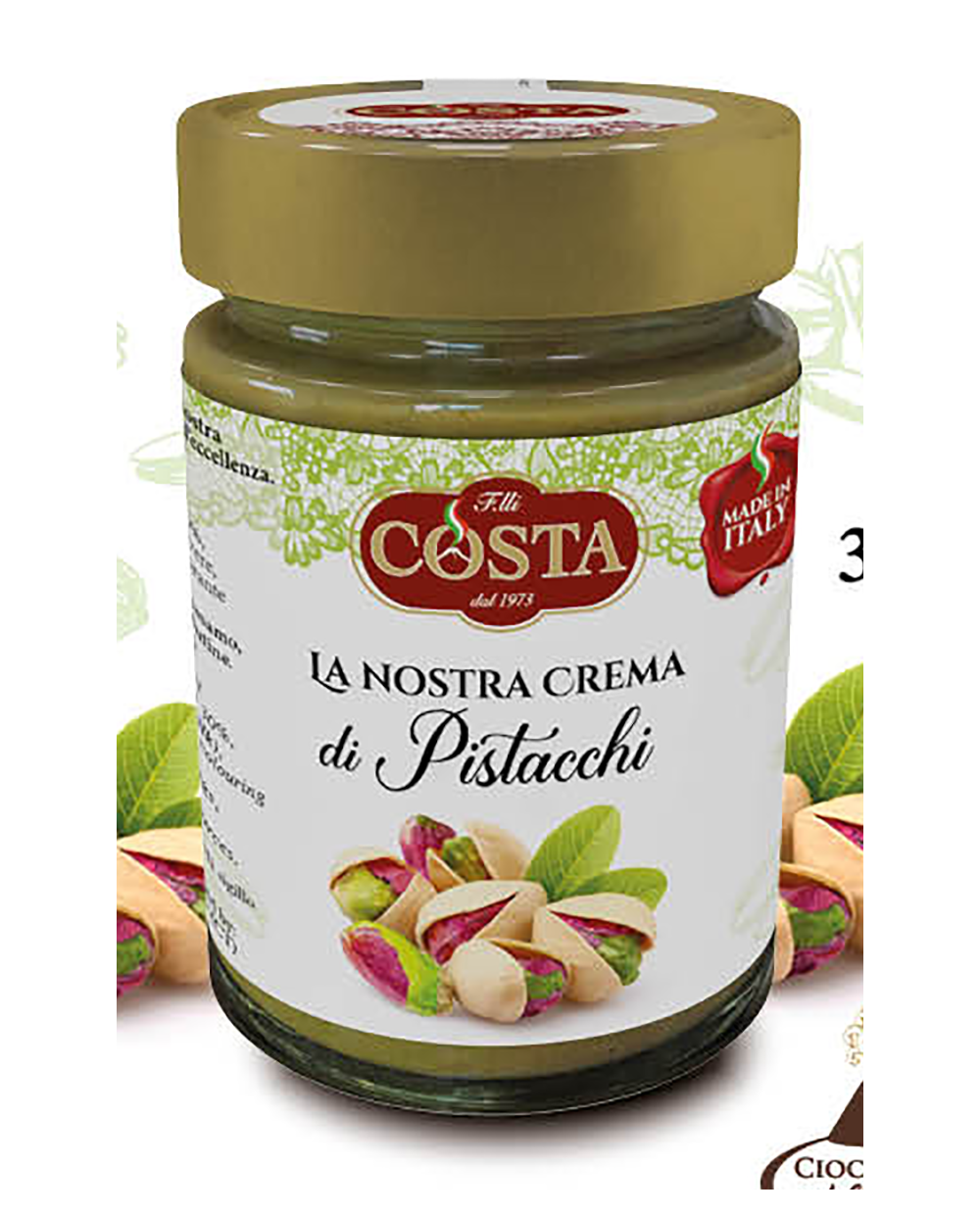 Crema Di Pistacchi 330 Gr Sizilianische Produkte 0493